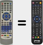 Telecomando sostituto di DVBT066