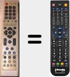 Telecomando sostituto di HB6000 PVR 160GB HB