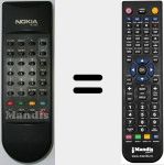 Telecomando sostituto di RC0861