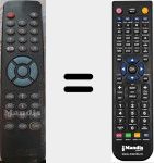 Telecomando sostituto di DR 9100 CI