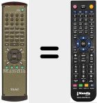 Telecomando sostituto di RC 887