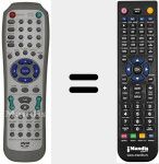 Telecomando sostituto di RC D010E