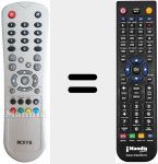 Telecomando sostituto di RCX115