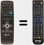 Telecomando sostituto di XSAT