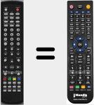 Telecomando sostituto di LCD19N7DVD