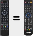 Telecomando sostituto di RC55DTVPVROS