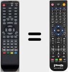 Telecomando sostituto di LCD1920DVX