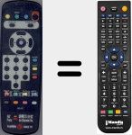 Telecomando sostituto di RC107