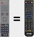 Telecomando sostituto di RCU 018