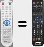 Comandament a dist&agrave;ncia substitut de NPG006