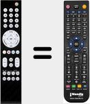 Telecomando sostituto di Quadriga001