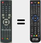 Telecomando sostituto di 043A55656W170