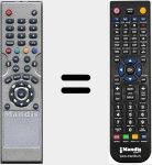 Telecomando sostituto di CCR592