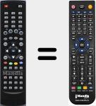 Telecomando sostituto di RG405PVRS7