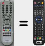 Telecomando sostituto di Minitriton