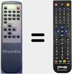 Telecomando sostituto di J1433VERS1