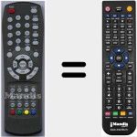 Telecomando sostituto di RC47TXT