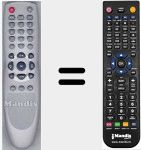 Telecomando sostituto di CTR3IR