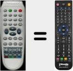 Telecomando sostituto di RC0134