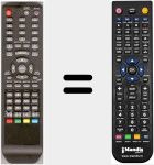 Telecomando sostituto di RC53DTVDVD