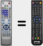 Telecomando sostituto di LCD19N6DVD