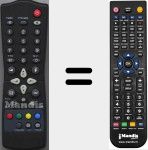 Telecomando sostituto di VSR100G-III (08010389)