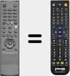 Telecomando sostituto di DT20002010T