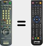Telecomando sostituto di RMTV222D (147557822)
