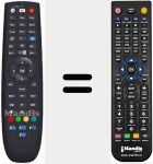 Telecomando sostituto di URC46200002R00