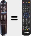 Telecomando sostituto di CF-29C36X (105-224F)