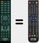 Telecomando sostituto di NS-RC02A-12