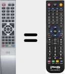 Telecomando sostituto di LCD-TC RC-E22