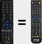 Telecomando sostituto di Novox001