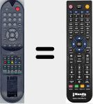 Telecomando sostituto di RV3610