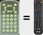 Telecomando sostituto di TV302