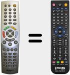 Telecomando sostituto di RS-535 (014002890)