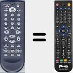 Telecomando sostituto di Radiola003