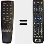 Telecomando sostituto di RC2340 (08002516)