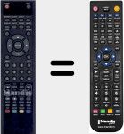 Telecomando sostituto di TVH-1950