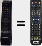 Telecomando sostituto di T40R842FHDLED/DVB-T (20505813)