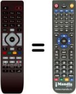 Telecomando equivalente Ote TV DSI-810