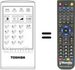 Telecomando equivalente Toshiba SEC14170