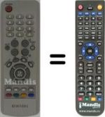 Telecomando equivalente Samsung WHV14487