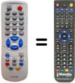 Telecomando equivalente :SEC4558