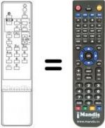 Telecomando equivalente Toshiba WHV7814