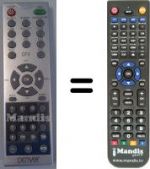 Telecomando equivalente Denver WHV126685
