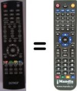 Telecomando equivalente Denver WHV12355