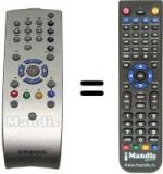 Telecomando equivalente Grundig SEC0541