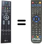 Telecomando equivalente LG WHV14664