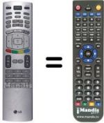 Telecomando equivalente LG WHV14254